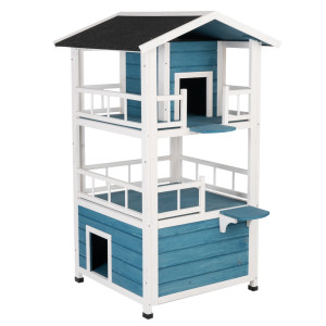 Penthouse domek dla kota - Dł. x szer. x wys.: 72 x 72 x 124 cm