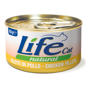 Life Cat Natural Adult, 6 x 85 g - Kurczak