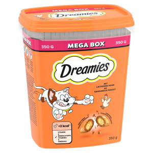 2x350g Dreamies Mega Box kattgodis