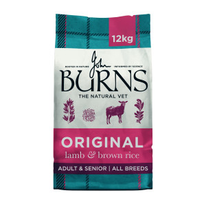 Burns Adult & Senior Original, jagnięcina i brązowy ryż - 12 kg