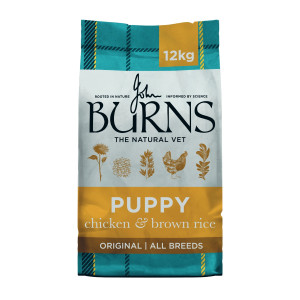 Burns Puppy Original, kurczak i ryż - 2 x 12 kg