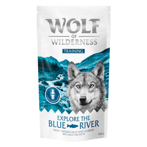 Wolf of Wilderness Training “Explore the Blue River", kurczak i łosoś - 3 x 100 g