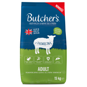 Butcher's Adult, z jagnięciną - 2 x 15 kg