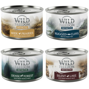 Wild Freedom Instinctive, karma uzupełniająca 6 x 140 g - Misty Mountains - Pakiet mieszany