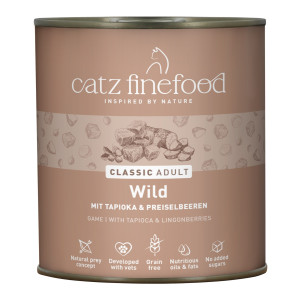 catz finefood w puszkach, 6 x 800 g - Dziczyzna