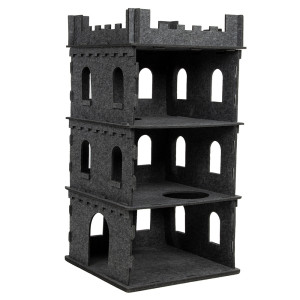 CanadianCat Company zamek dla kota Felty Fort - ok. dł. 55 x szer. 55 x wys. 108 cm