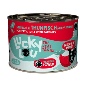 Lucky Lou Adult, 6 x 200 g - Drób i tuńczyk