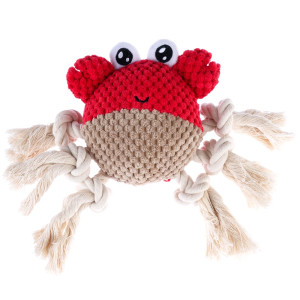 TIAKI zabawka dla psa Sebi, krab - Dł. x szer. x wys.: 21 x 21 x 6 cm