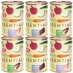 Korzystny pakiet Terra Canis Essential 8+, 12 x 385 g - Pakiet mieszany (3 smaki)