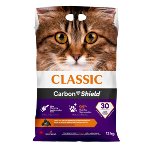 Intersand Classic Carbon Shield, żwirek dla kota - 2 x 12 kg