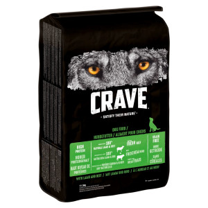 Crave Adult karma sucha dla psa, jagnięcina i wołowina - 11,5 kg