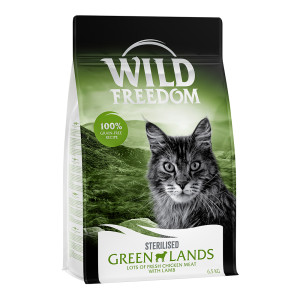 Wild Freedom Adult "Green Lands" Sterilised, jagnięcina - bezzbożowa receptura - 6,5 kg