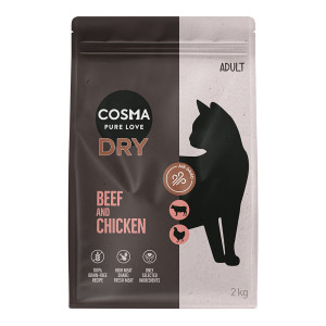 Cosma sucha karma, wołowina i kurczak - 2 kg
