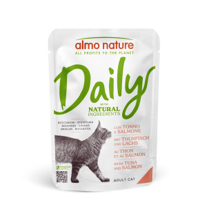 Megapakiet Almo Nature Daily Menu, 24 x 70 g - Tuńczyk i łosoś