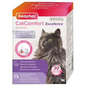 beaphar CatComfort® dyfuzor z feromonem F3 - Zestaw startowy (waporyzator + butelka 48 ml)