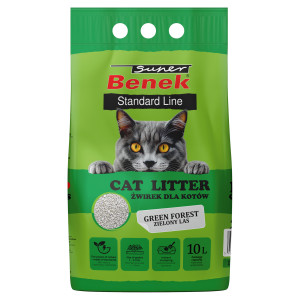 Benek Super Zielony las - 10 l (ok. 8,4 kg)