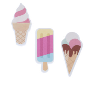 TIAKI zestaw pływających zabawek dla kota Ice-Cream - 3 szt.