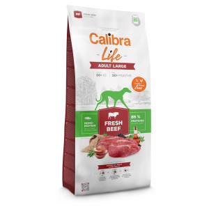 Calibra Life Adult Large Breed, ze świeżą wołowiną - 12 kg