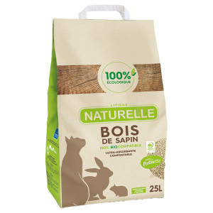 Perlinette Bois de Sapin, żwirek dla kota  - 25 l (10 kg)