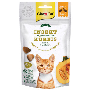 GimCat Crunchy Snacks - Owady z dynią, 3 x 50 g
