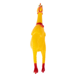 zooplus Basics piszczący kurczak - Rozmiar S (dł. x szer. x wys.): 16,5 x 4,5 x 4cm