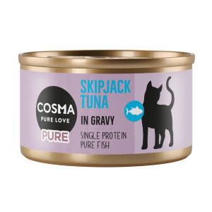 Korzystny pakiet Cosma Pure, 12 x 80 g - Tuńczyk bonito