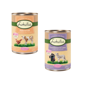 Megapakiet Lukullus Junior, 24 x 400 g - Pakiet mieszany
