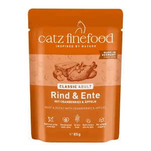 Megapakiet catz finefood, 64 x 85 g - Wołowina i kaczka