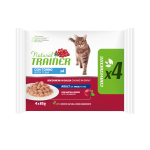 Natural Trainer Adult  - Tuńczyk, 4 x 85 g