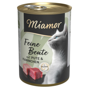 Miamor Feine Beute, 24 x 400 g - Indyk i królik