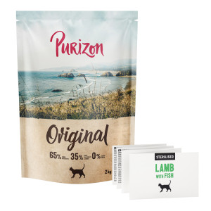 Purizon Sterilised Adult jagnięcina z rybą - bez zbóż - NOWOŚĆ: 2 kg