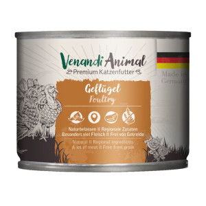 Venandi Animal, 6 x 200 g - Drób