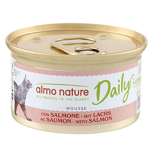 Almo Nature Daily Menu, 6 x 85 g - Mus z łososiem