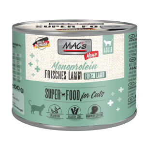 MAC´s Cat Mono Sensitive karma dla kota, 6 x 200 g - Jagnięcina