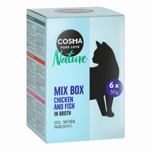 Mieszany pakiet próbny Cosma Nature - Pakiet mieszany 1: 6 smaków (6 x 50 g)