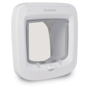 PetSafe Kattlucka Microschip vit katt