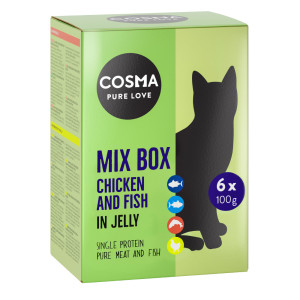 Cosma Original, saszetki, 6 x 100 g - Pakiet mieszany