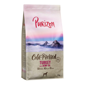 Purizon Coldpressed, indyk z olejem konopnym - 2 x 12 kg