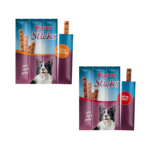 Pakiet mieszany Rocco Sticks - Mix: drób, wołowina (240 g)