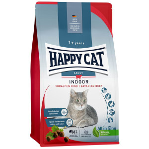 Happy Cat Indoor Adult, wołowina alpejska  - 1,3 kg