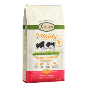 Lukullus Vitality Stawy, wołowina (bez zbóż) - 2 x 12 kg