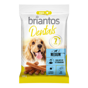 Briantos Dentals, przysmaki dla psów - Medium (56 pałeczek)
