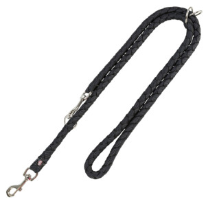 Trixie Cavo smycz przedłużana, czarna - S - M: dł. 200 cm, Ø 12 mm