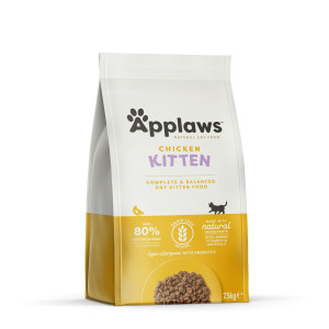 2x7,5kg Kitten Chicken Applaws torrfoder till kattungar