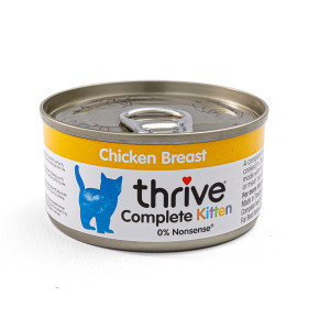 Thrive Complete Kitten, 12 x 75 g - Kurczak