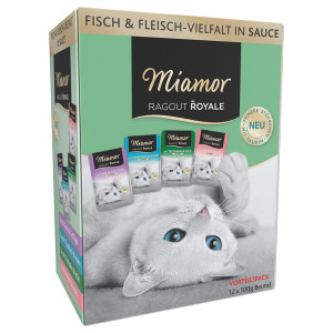 Mieszany megapakiet Miamor Ragout Royale, 24 x 100 g - Kawałeczki w sosie