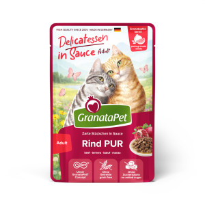 GranataPet Delicatessen w sosie, 12 x 100 g - Wołowina