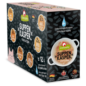Pakiet próbny GranataPet Suppenkasper - 12 x 70 g (6 smaków)