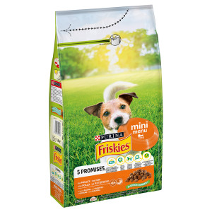 Purina FRISKIES Mini, z kurczakiem i warzywami - 3 x 1,5 kg