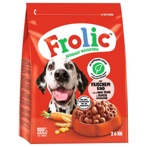 Frolic z wołowiną, marchwią i zbożami - 7,8 kg (3 x 2,6 kg)